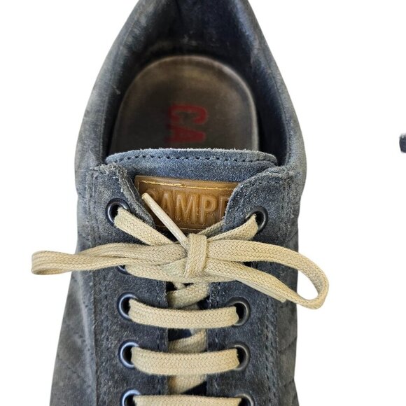 CAMPER Mens Pelotas Suede Sneakers, Blue, Size 41 US 8 - Picture 6 of 10
